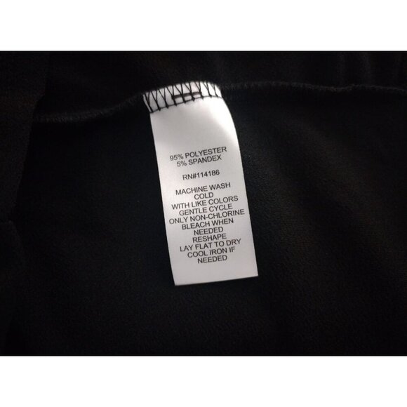 89th & Madison Womens Black Top With Gold Zipper Accent, Size 2X. NWT - Picture 4 of 8